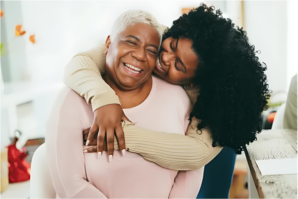 Older woman and a lady